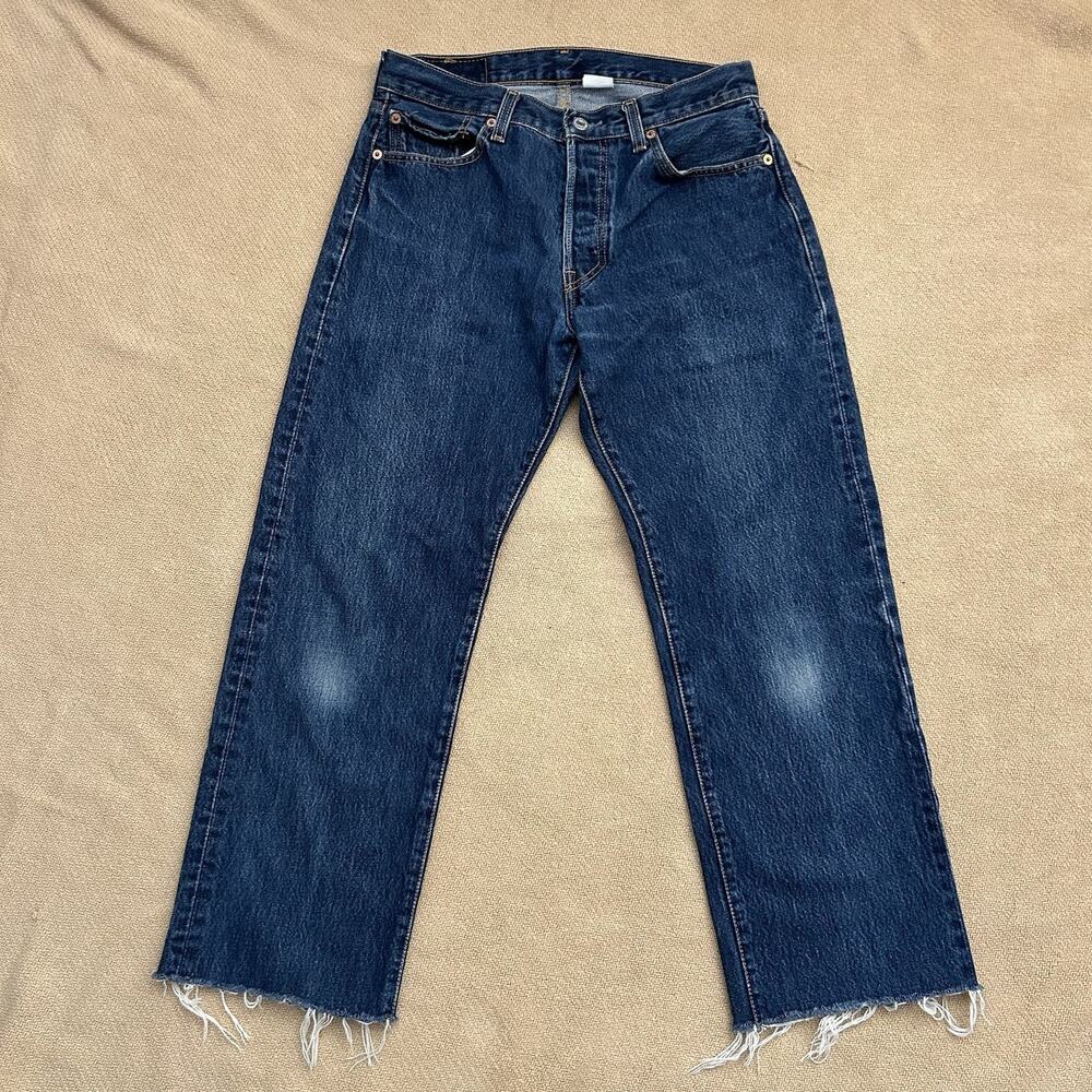 Levi's Dark Blue Straight Leg Jeans